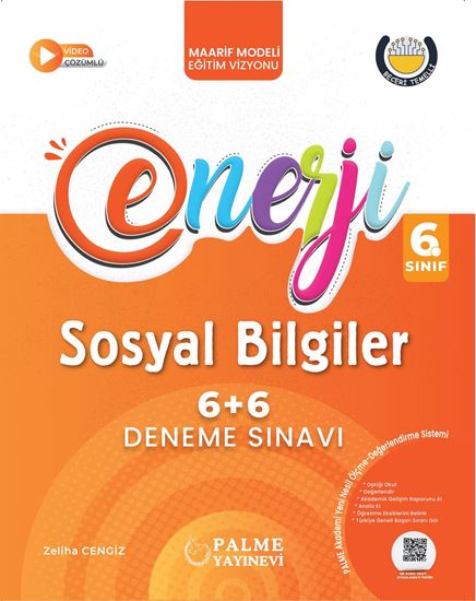 resm PALME 6.SINIF ENERJİ 6+6 SOSYAL BİLGİLER DENEME SINAVI