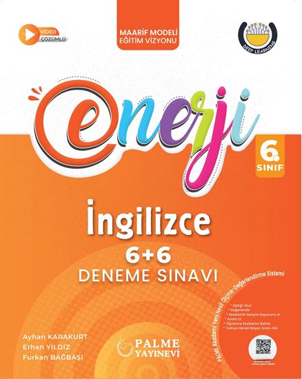 resm PALME 6.SINIF ENERJİ 6+6 İNGİLİZCE DENEME SINAVI
