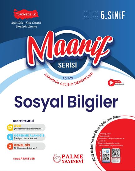 resm 6.SINIF MAARİF SERİSİ SOSYAL BİLGİLER HAFTALIK DENEME (40FÖY)