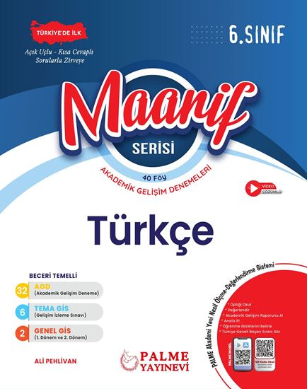 resm 6.SINIF MAARİF SERİSİ TÜRKÇE HAFTALIK  DENEME (40 FÖY)