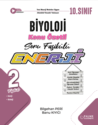 Resim PALME 10.SINIF ENERJİ BİYOLOJİ KONU ÖZETLİ SORU FASİKÜLLERİ (2 FASİKÜL)