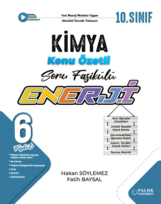Resim PALME 10.SINIF ENERJİ KİMYA KONU ÖZETLİ SORU FASİKÜLLERİ (6 FASİKÜL)