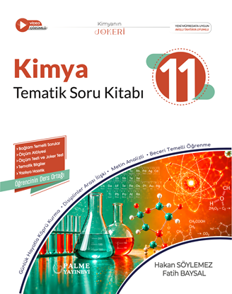 Resim PALME 11.SINIF JOKER KİMYA TEMATİK SORU KİTABI