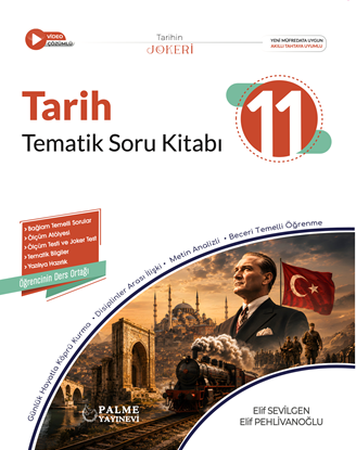 Resim PALME 11.SINIF JOKER TARİH TEMATİK SORU KİTABI