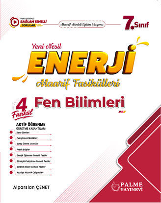 Resim Palme 7.Sınıf Enerji Fen Bilimleri Yeni Nesil Maarif Fasikülleri (4 Fasikül)