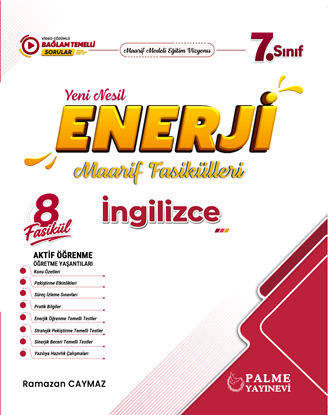 Resim Palme 7.Sınıf Enerji İngilizce Yeni Nesil Maarif Fasikülleri (8 Fasikül)