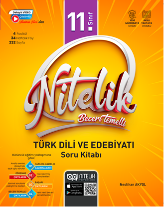 Resim 11. SINIF TÜRK DİLİ VE EDEBİYATI BECERİ VE TEMELLİ SORU  KİTABI