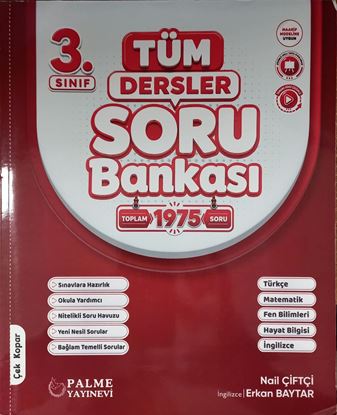 Resim Palme 3.Sınıf Tüm Dersler Soru Bankası Kitabı