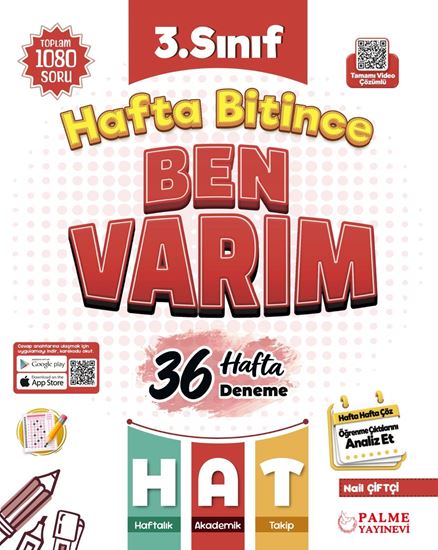 resm Palme 3.Sınıf Hafta Bitince Ben Varım (36 Hafta)